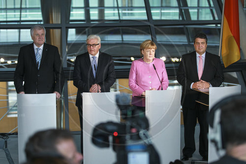 Vorstellung Steinmeier als Kandidat fuer das Amt des Bundespraesidenten