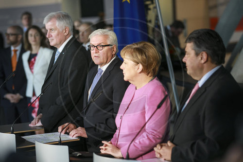 Vorstellung Steinmeier als Kandidat fuer das Amt des Bundespraesidenten