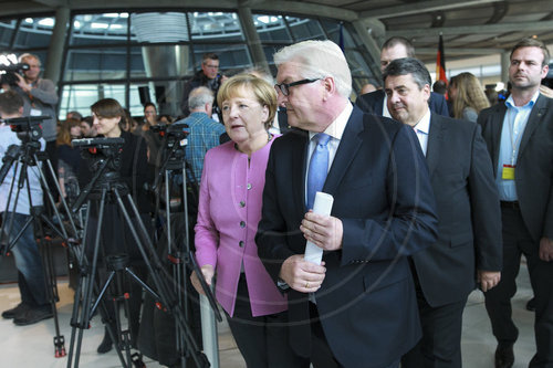 Vorstellung Steinmeier als Kandidat fuer das Amt des Bundespraesidenten