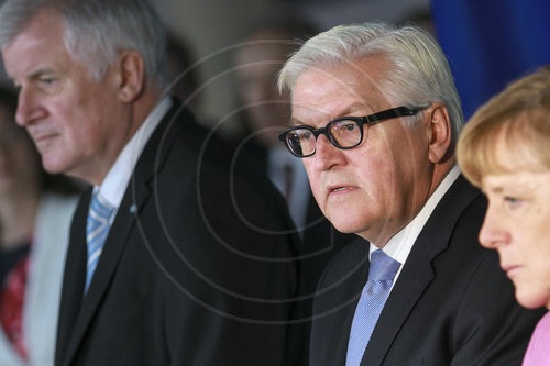 Vorstellung Steinmeier als Kandidat fuer das Amt des Bundespraesidenten