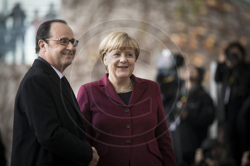 Merkel empfaengt Regierungschefs