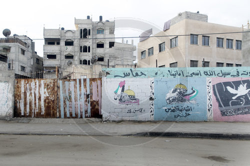 Strassenszene in Gaza