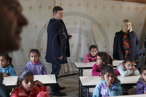 Schule fuer palaestinensische Beduinenkinder in Khan Al-Ahmar im Westjordanland