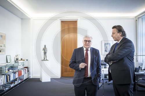 Frank-Walter Steinmeier und Aussenminister der Niederlande Koenders