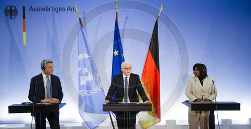 23.01.2017  BM Steinmeier mit UNHCR und WFP