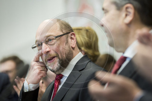SPD-Kanzlerkandidat Schulz bei Bundestagsfraktion