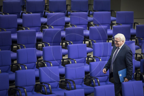 Frank-Walter Steinmeier im Bundestag