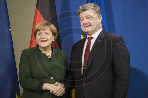 Angela Merkel und Petro Poroschenko