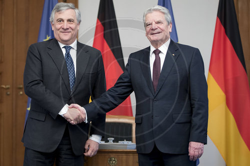 Antonio Tajani und Joachim Gauck