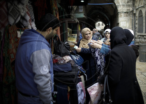 Marktstand in der Altstadt von Jerusalem