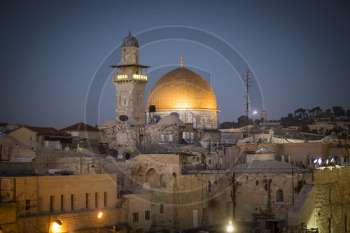 Tempelberg und Felsendom in Jerusalem