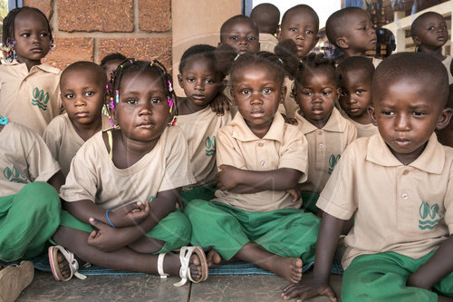 Afrikanische Kinder im Vorschulalter