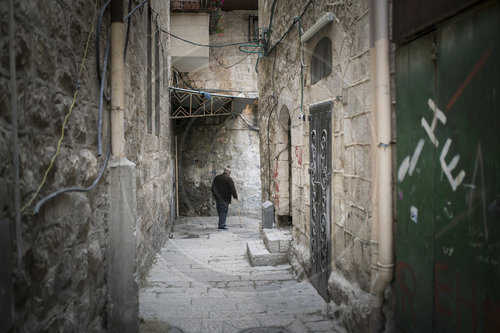 Strassenszene in der Altstadt von Jerusalem
