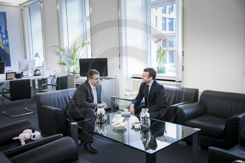 BM Gabriel trifft Emmanuel Macron