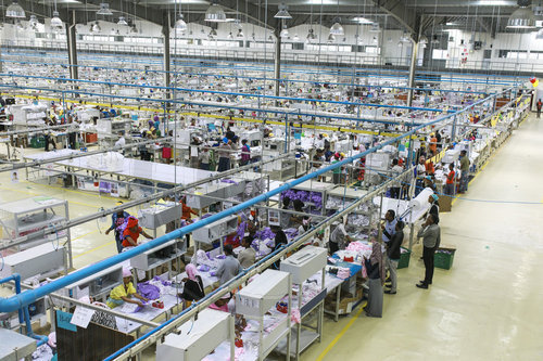 Textilfabrik in Aethiopien