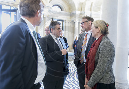 Sigmar Gabriel, SPD, Vizekanzler und Bundesaussenminister in der Tate Britain