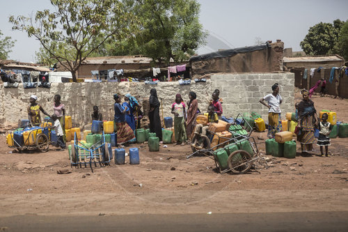 Strassenszene in Bamako
