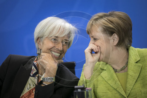 Angela Merkel und Christine Lagarde