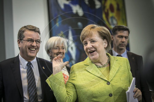 Angela Merkel und Roberto Azevedo