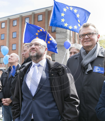 Martin Schulz, SPD, Kanzlerkandidat beim Pulse of Europe in Koeln, 23.04.2017.