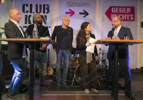 Martin Schulz, SPD, Kanzlerkandidat bei der Veranstaltung im Koelner Stadtgarten, 23.04.2017.