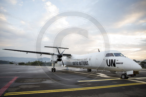 Charter-Flugzeug der Vereinten Nationen