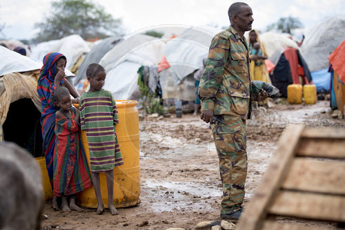 Fluechtlingslager in Somalia