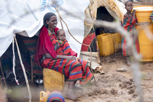 Fluechtlingslager in Somalia