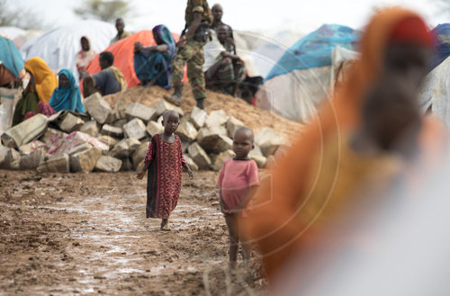 Fluechtlingslager in Somalia