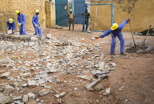Rehabilitierungszentrum fuer ehemalige Miliz-Kaempfer in Somalia