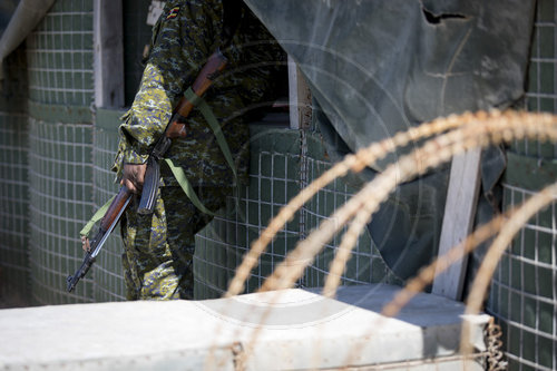 Bewaffnetter Soldat in Somalia