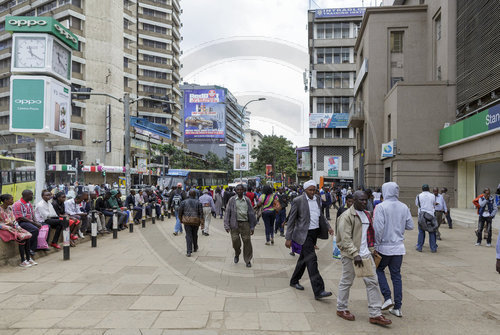 Fussgaengerzone in Nairobi