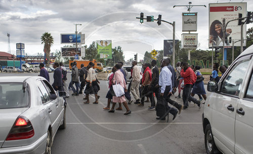 Stadtverkehr in Nairobi