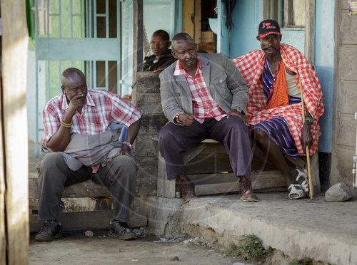 Strassenszene in Kenia
