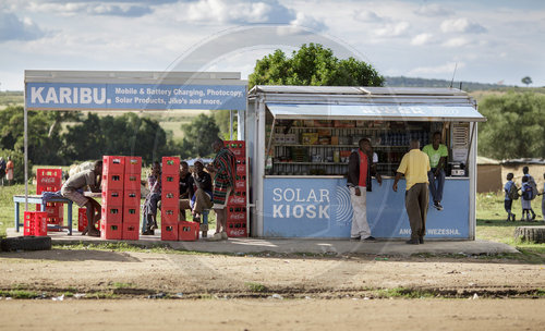 Solar Kiosk in Kenia