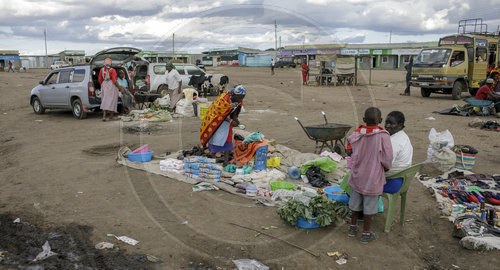 Marktszene in Kenia