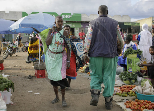 Marktszene in Kenia