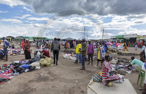 Marktszene in Kenia