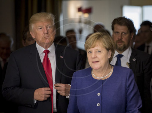 Merkel trifft Trump