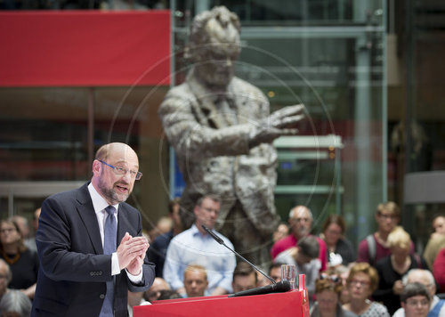 Martin Schulz im Willy-Brandt-Haus