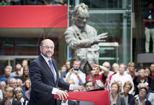 Martin Schulz im Willy-Brandt-Haus