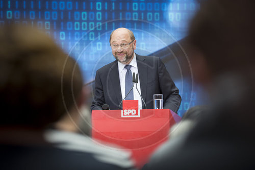 Martin Schulz im Willy-Brandt-Haus