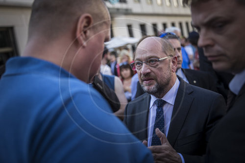 Martin Schulz in Leipzig