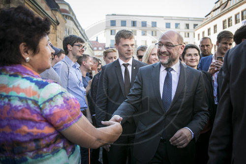 Martin Schulz in Leipzig