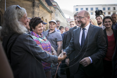 Martin Schulz in Leipzig