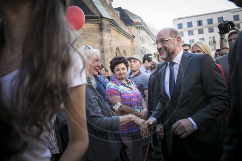 Martin Schulz in Leipzig