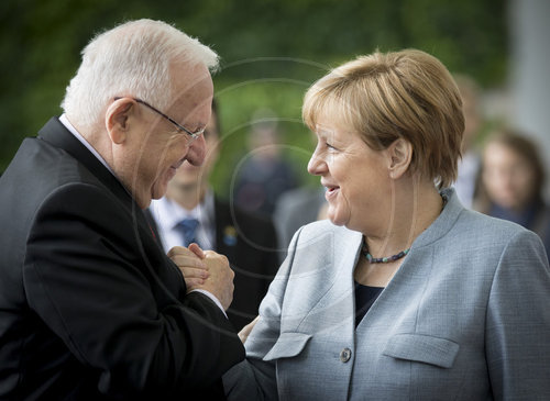 Angela Merkel und Reuven Rivlin