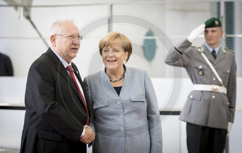 Angela Merkel und Reuven Rivlin
