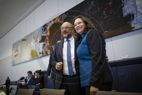 Andrea Nahles, Martin Schulz