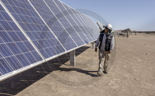 Erzeugung von Solarenergie in Chile